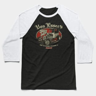 Von Esser's Speed Shop 1947 Baseball T-Shirt